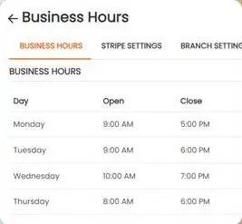 Business Hours